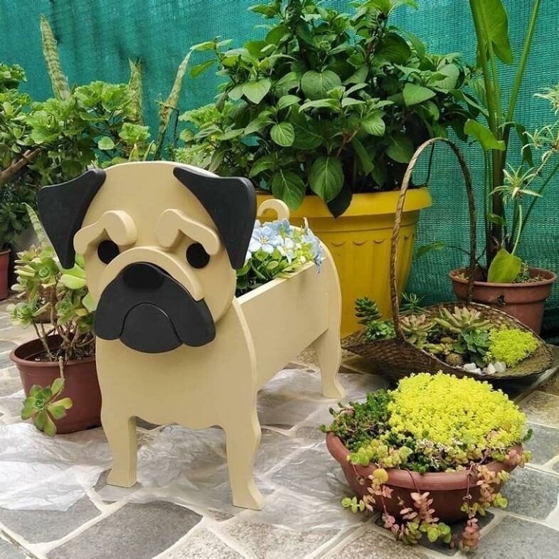dog-planter