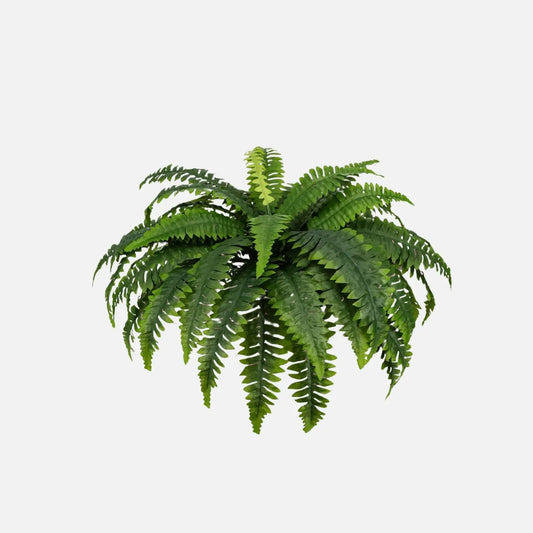 UV Treated Outdoor Fake Hanging Boston Fern Plant - 23" Campglow