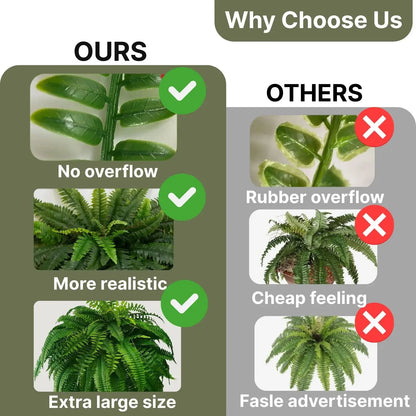 Artificial Estate Fake Fern - 52" Campglow