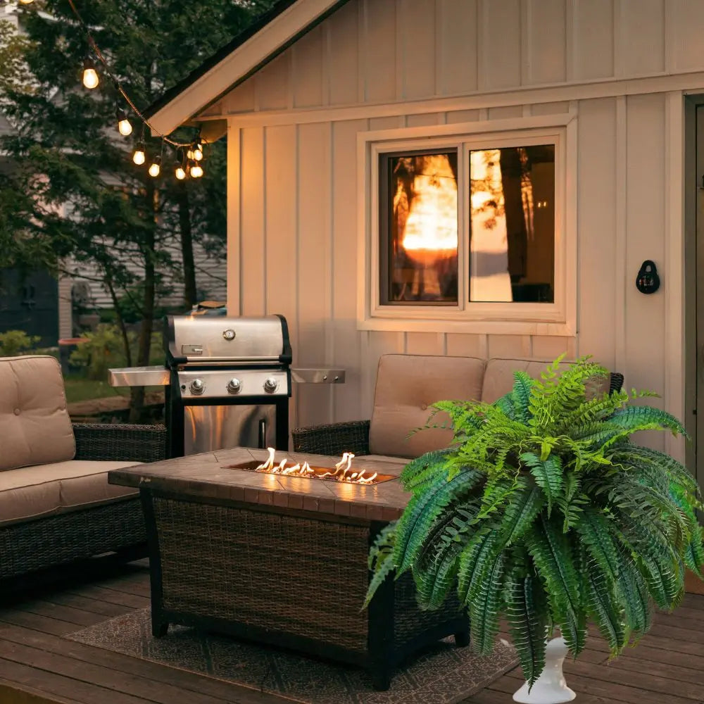 Artificial Boston Fern - 48" Campglow