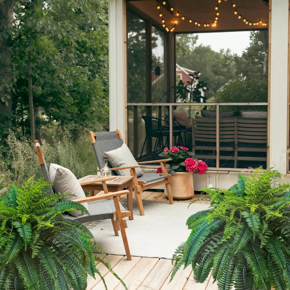 Artificial Boston Fern - 48" Campglow