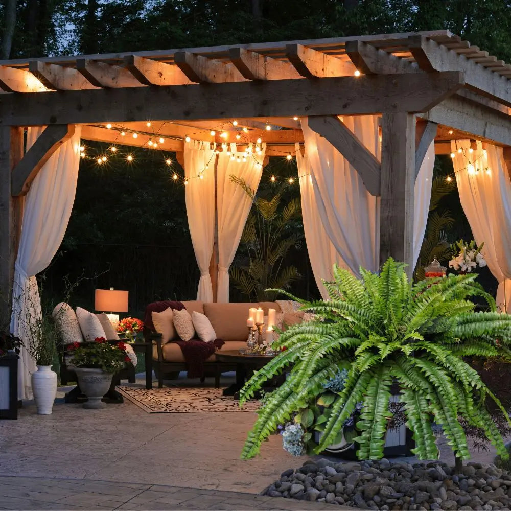 Artificial Estate Fake Fern - 52" Campglow